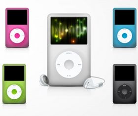 Apple ipod illustration Free vector