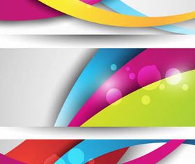 Abstract Banners 5 vector