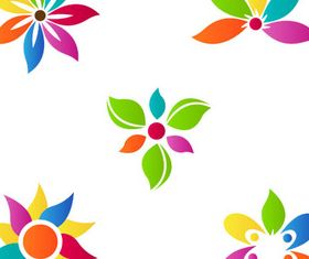 Flowers Logotypes vectors material