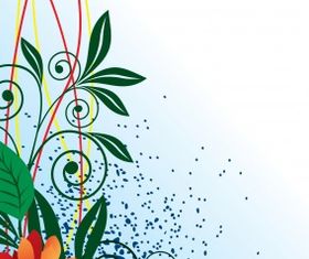 Floral Free vectors material