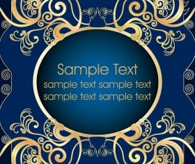 Floral poster vector