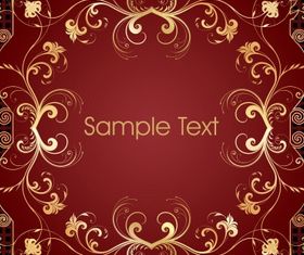 Floral frame Free design vectors