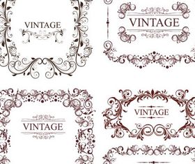 Vintage Ornamental Frames 8 vector