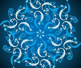 Floral graphic vector