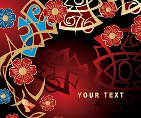 Floral Artistic vectors graphics