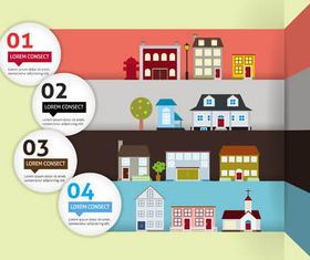 Real Estate Backgrounds 13 design vector