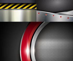 Metal Backgrounds free vector