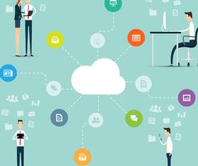 Communication Backgrounds 7 vector