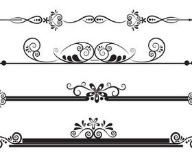 Vintage Ornamental Dividers 12 vectors graphics