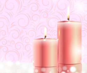 Burning candle Free vectors graphic