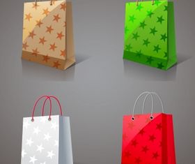 Paper shopping bags Free creative vector
