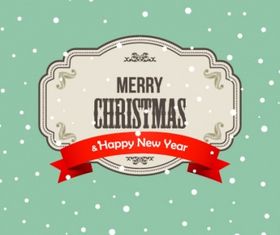 Christmas and new year vector material