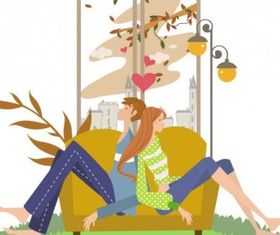 Fresh valentine 7 vector