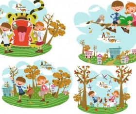 Autumn tale 3 vector