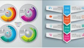 Infographics Backgrounds 54 vector