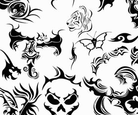 Tattoo Set 5 vector