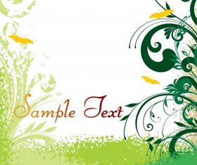 Textures with floral shiny vector