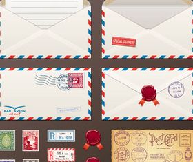 Post Elements free vector