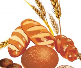 Baked goods vector graphic