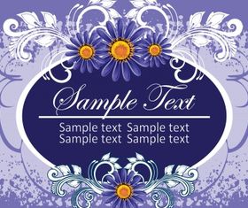 Floral border Free design vector