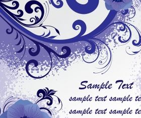 Floral backgorund vector