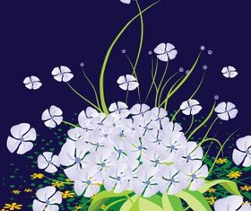 Flowers creative vector