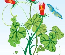 Floral Free 03 vector graphics