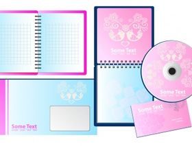 Floral brochure template Free vector