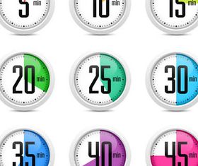 Timers graphic vector