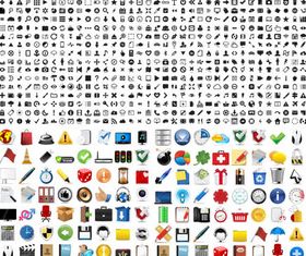 Icons Set free vector