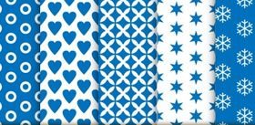 Seamless patterns set 03 vectors
