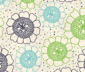 Floral wallpaper seamless Free vectors graphic