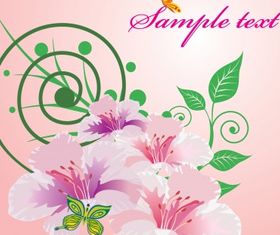 Abtsract floral vector