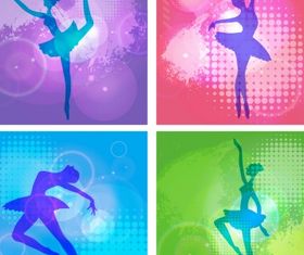 Ballet girl dance Free vectors