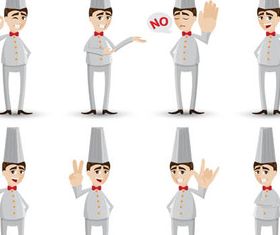 Chefs Set 2 Illustration vector