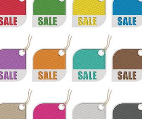 Sale Elements Mix 2 vector set