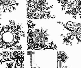 Ornamental Vintage Corners 15 vector
