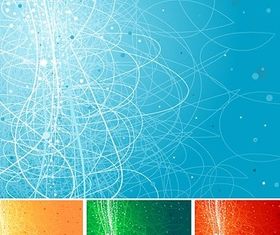 Cool background design elements vector