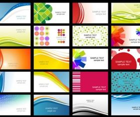 business card templates 02 vector design