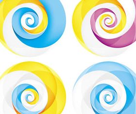 Abstract Shiny Logotypes 5 vector