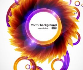 petals background 04 set vector