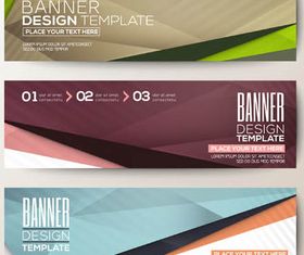 Abstract Banners 4 vectors