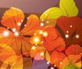 flowers background 2 design vector
