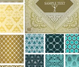 Cloth pattern background vectors
