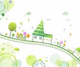 Cute Style Background vector