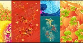 Trend theme tread material vector