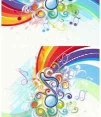 music pattern background 02 vector