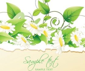 flowers background 01 vector