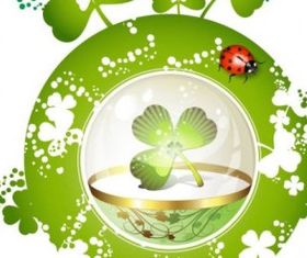 Clover beautiful background 05 creative vector