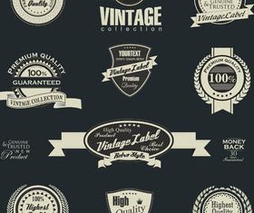 Vintage Labels Set vector graphics